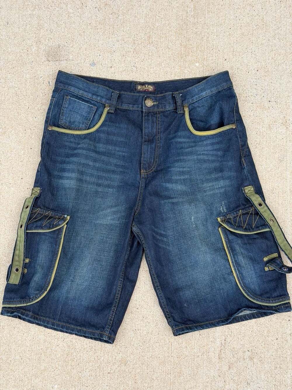 Blac Label Men's Size 38 Denim Cargo Shorts